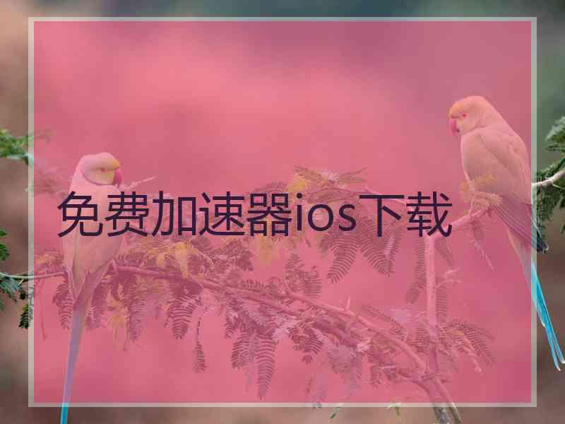 免费加速器ios下载