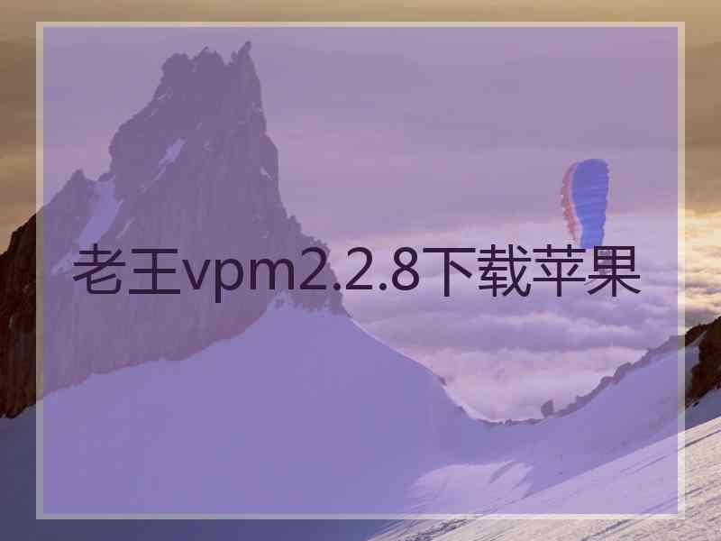 老王vpm2.2.8下载苹果