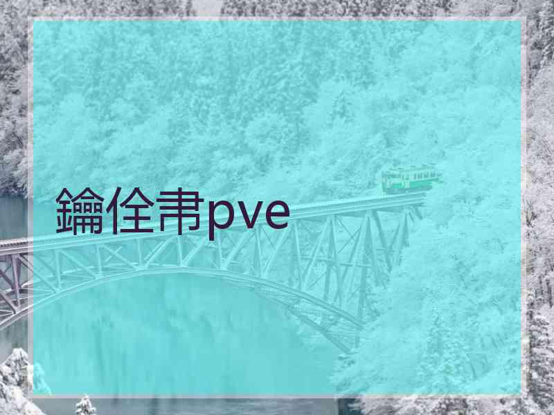 鑰佺帇pve