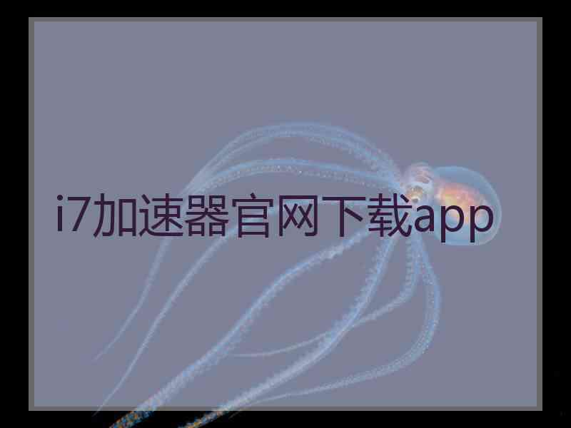 i7加速器官网下载app