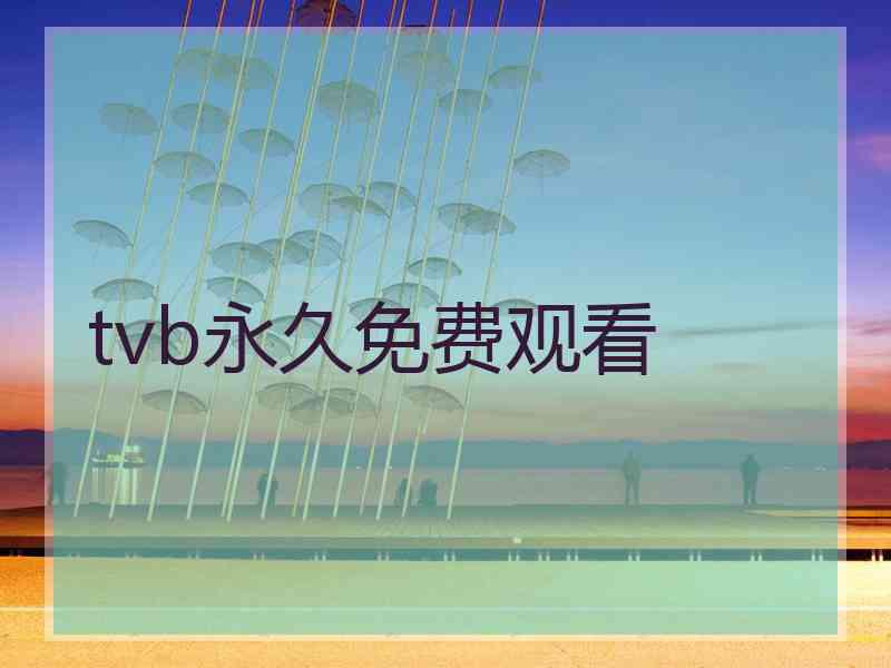 tvb永久免费观看